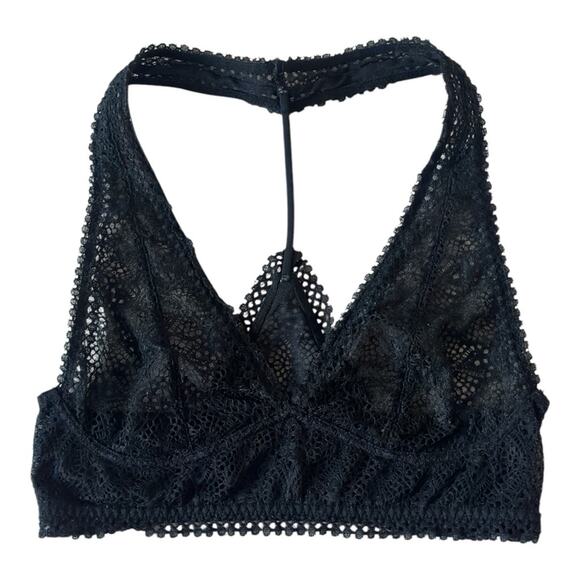 Victoria’s Secret Black Lace Razorback Bralette - Picture 1 of 3